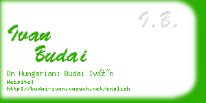 ivan budai business card